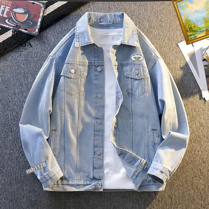 Prada Denim Jacket Mens ID:20250925-69